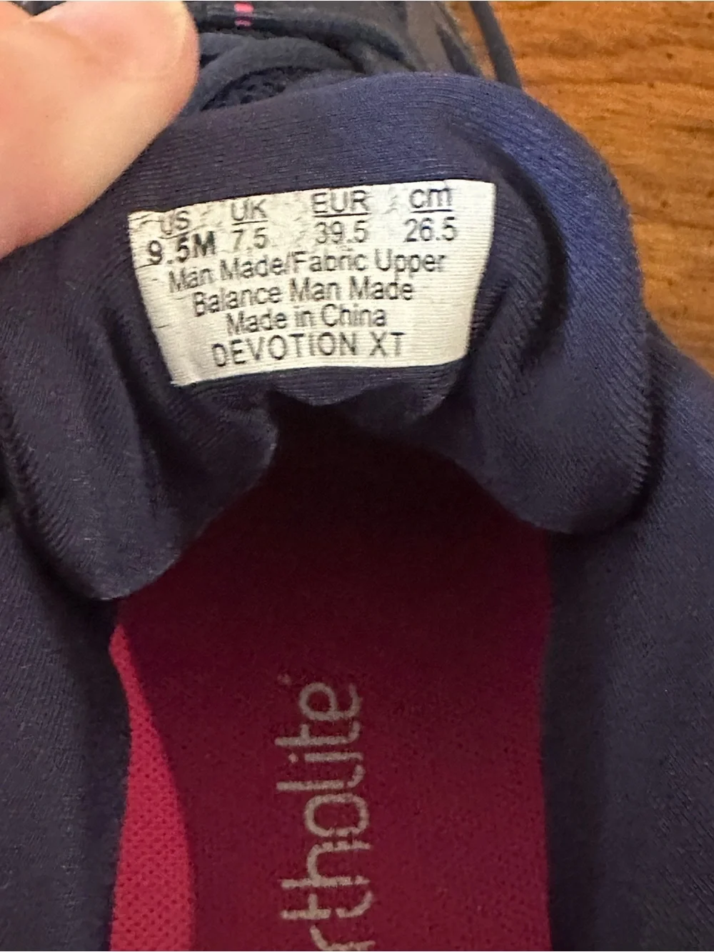 Ryka Devotion XT Women’s Navy and Pink Training Shoes Size 9.5